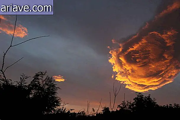 “Jumalik käsi”: viiruslik pilvefoto Internetis