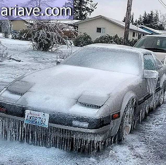 Samochód pokryty lodem