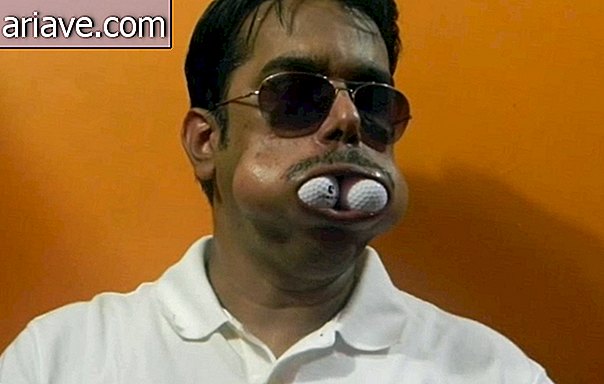 Indian teacher beats several records by sticking bizarre things in his mouth