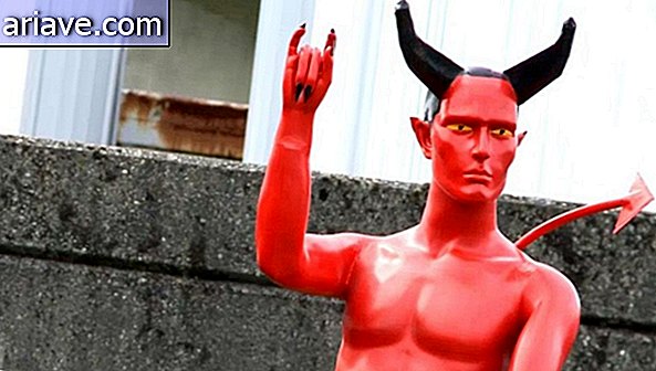 Droit et droite: une ville canadienne se réveille avec une figure de satan avec un pénis en érection