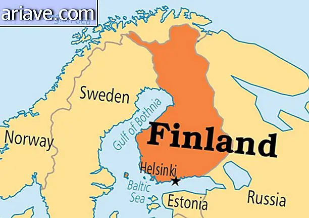 Mappa della Finlandia