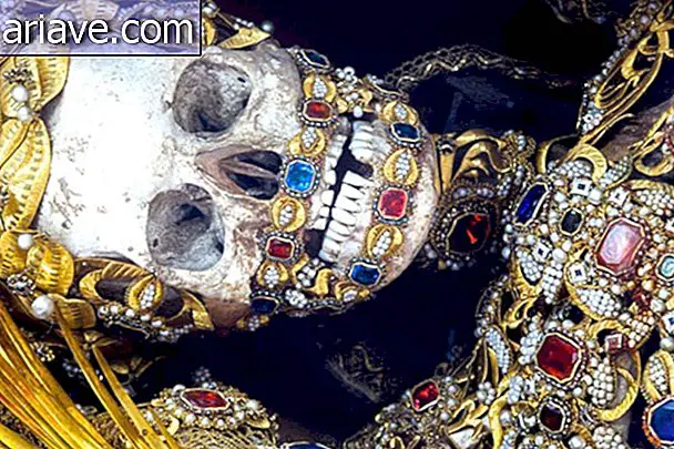 Les riches squelettes des catacombes de Rome