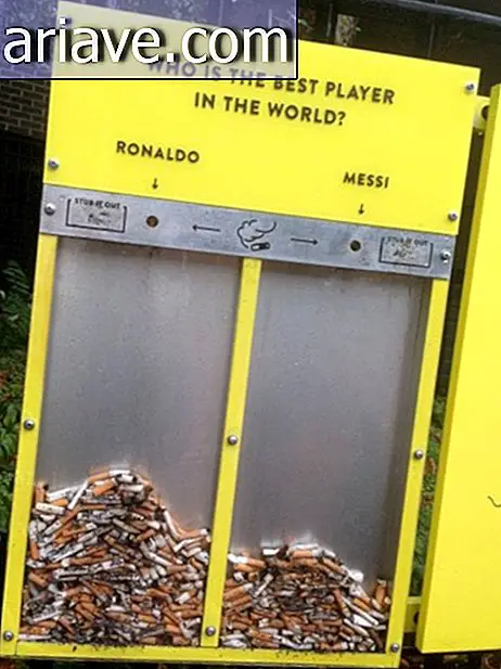 Кампания по избавлению Лондона от окурков Месси и Роналду