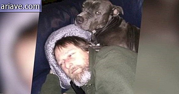 Mann und sein Hund