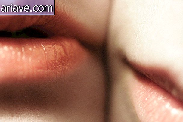 Lips of two people